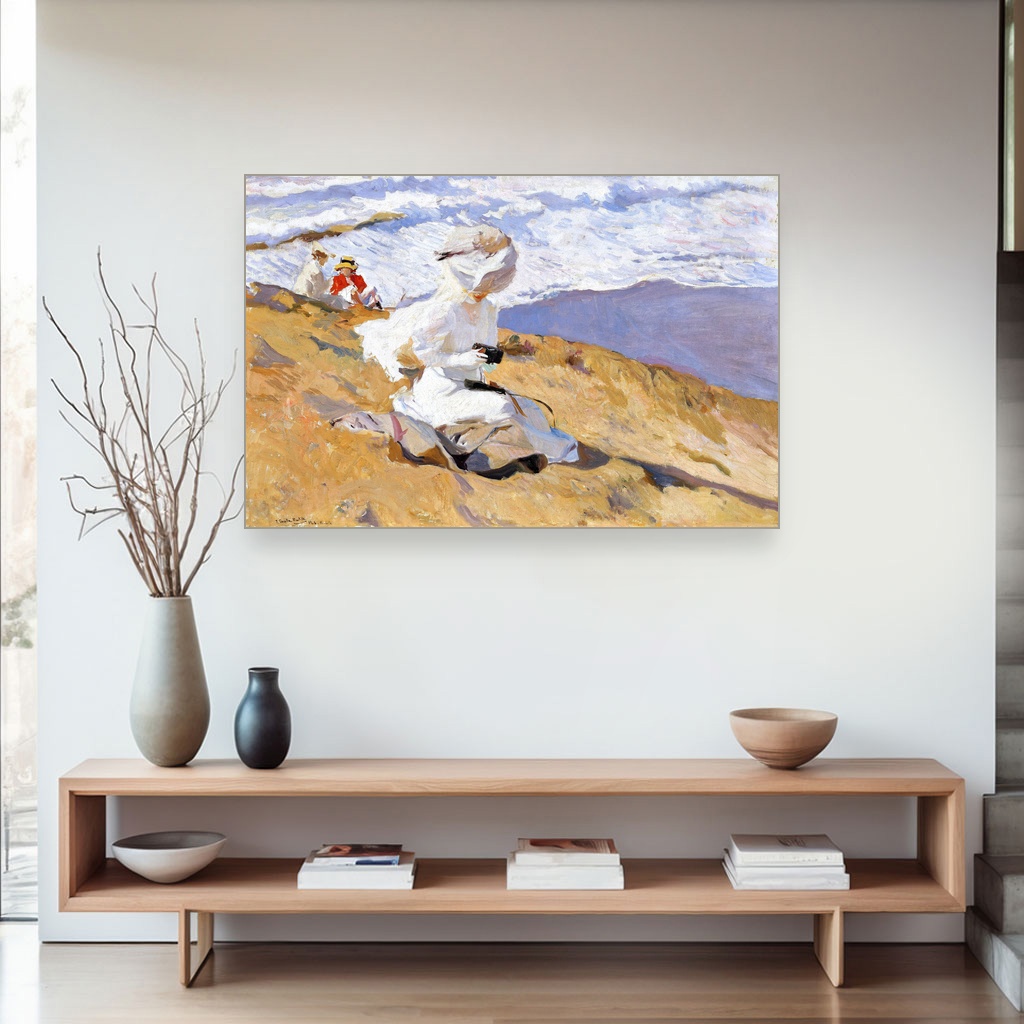 Trenutak u Biaricu, Joaquín Sorolla, Snapshot Biarritz, slika na platnu 4 Trenutak u Biaricu, Joaquín Sorolla, Snapshot Biarritz, slika na platnu - Slika 4