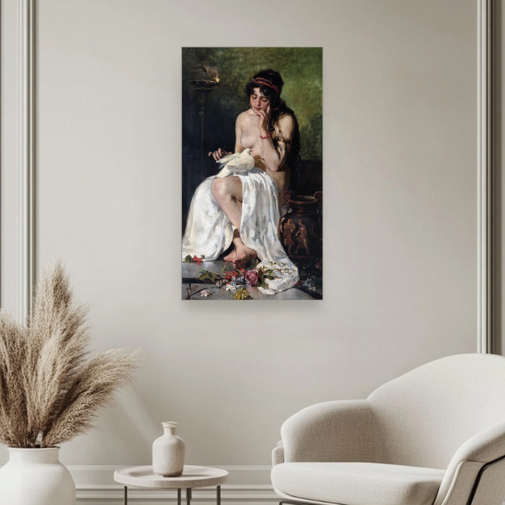 Rob i golub, Joaquín Sorolla, The slave and the dove, slika na platnu 3 Rob i golub, Joaquín Sorolla, The slave and the dove, slika na platnu - Slika 3