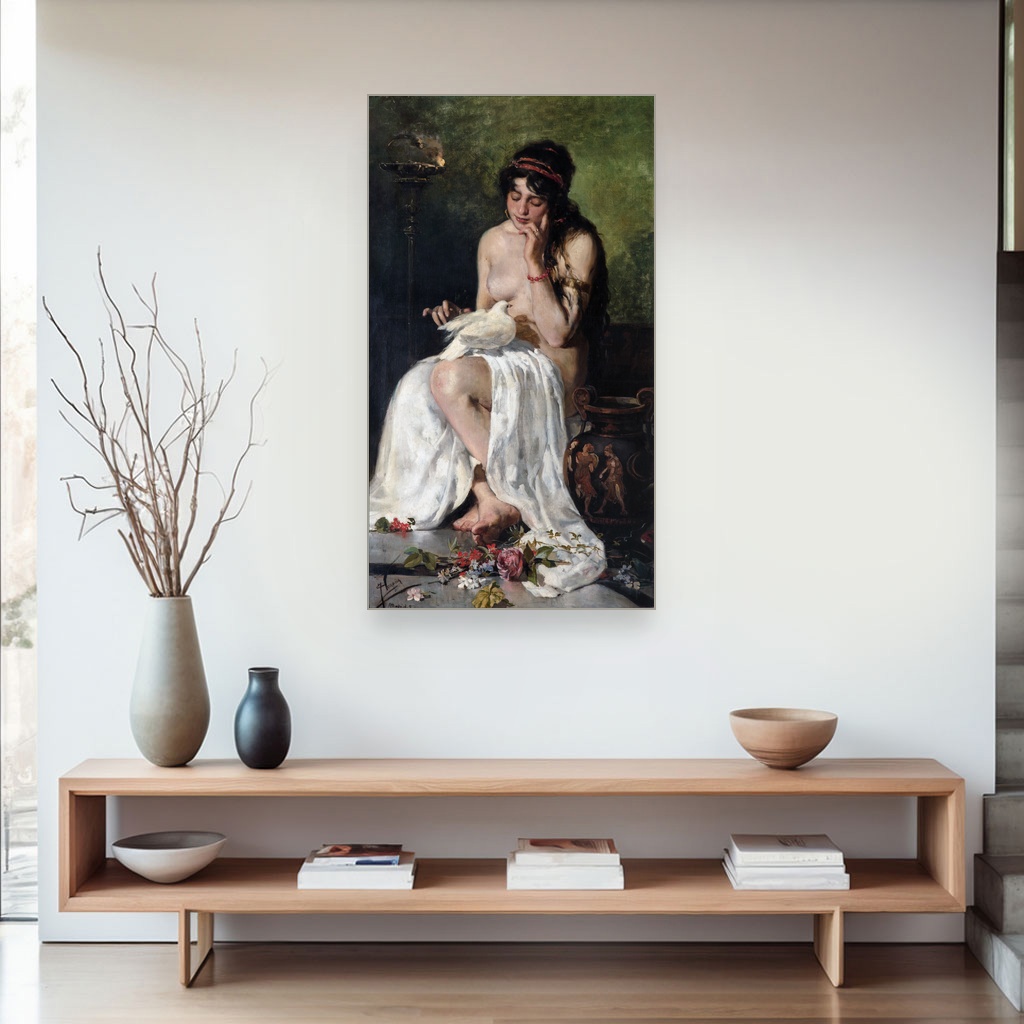 Rob i golub, Joaquín Sorolla, The slave and the dove, slika na platnu 4 Rob i golub, Joaquín Sorolla, The slave and the dove, slika na platnu - Slika 4