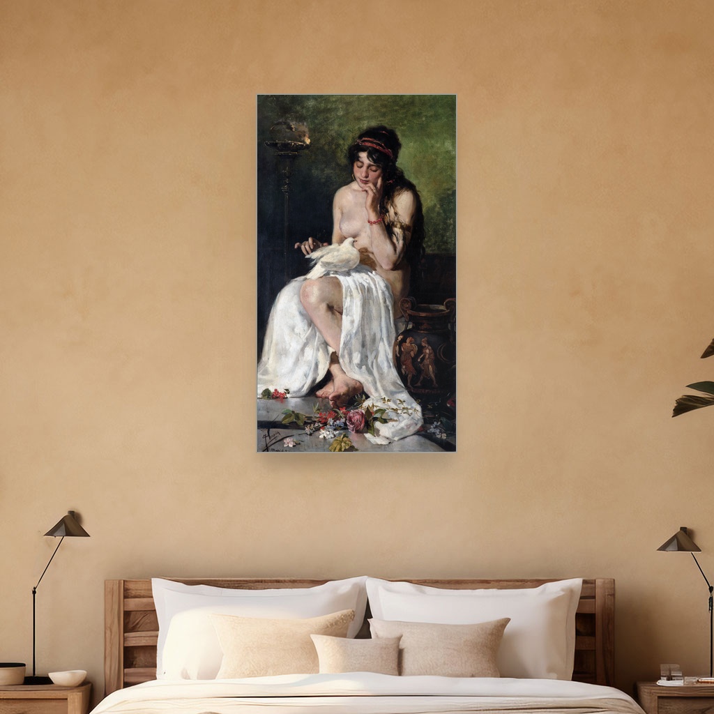 Rob i golub, Joaquín Sorolla, The slave and the dove, slika na platnu 5 Rob i golub, Joaquín Sorolla, The slave and the dove, slika na platnu - Slika 5