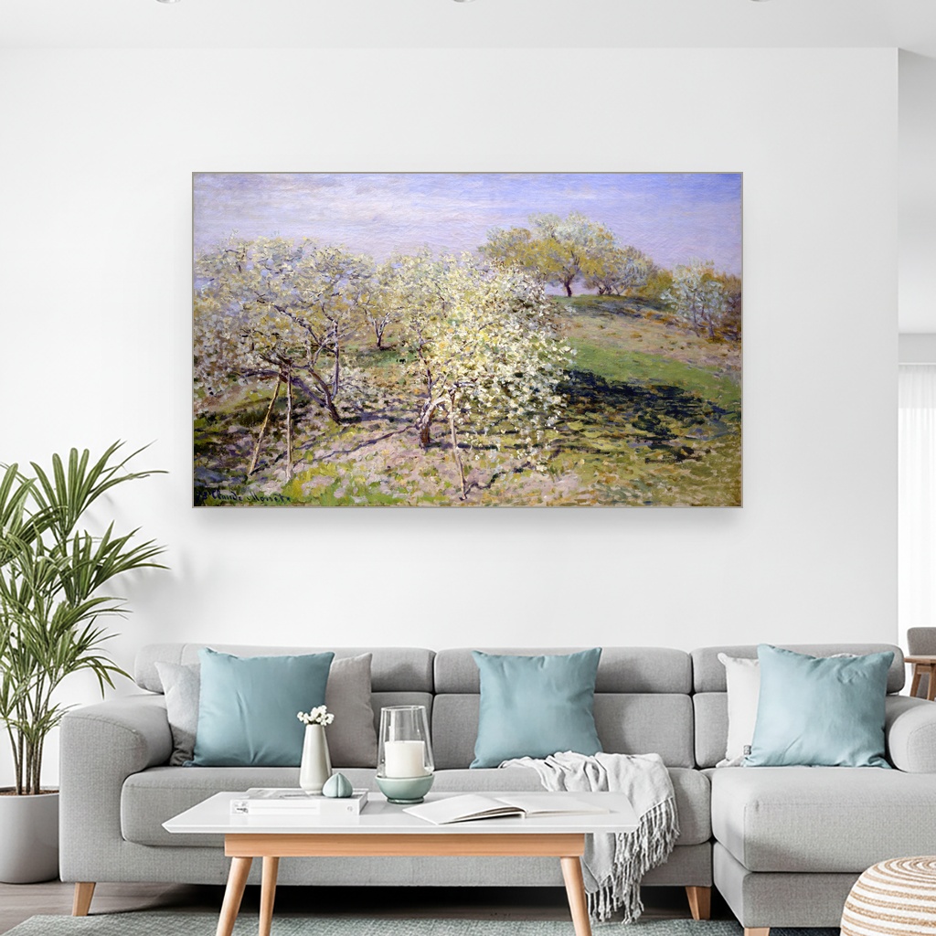 Proleće cvetajuće voćke, Isaac Levitan, Spring Fruit Trees in Bloom, slika na platnu 2 Proleće cvetajuće voćke, Isaac Levitan, Spring Fruit Trees in Bloom, slika na platnu - Slika 2