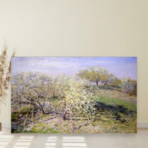 Proleće cvetajuće voćke, Isaac Levitan, Spring Fruit Trees in Bloom, slika na platnu