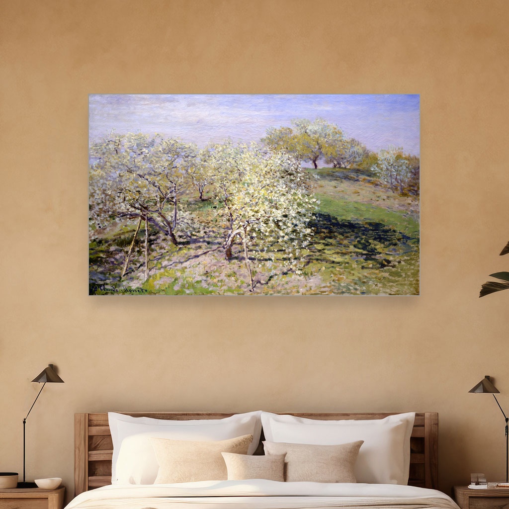 Proleće cvetajuće voćke, Isaac Levitan, Spring Fruit Trees in Bloom, slika na platnu 5 Proleće cvetajuće voćke, Isaac Levitan, Spring Fruit Trees in Bloom, slika na platnu - Slika 5