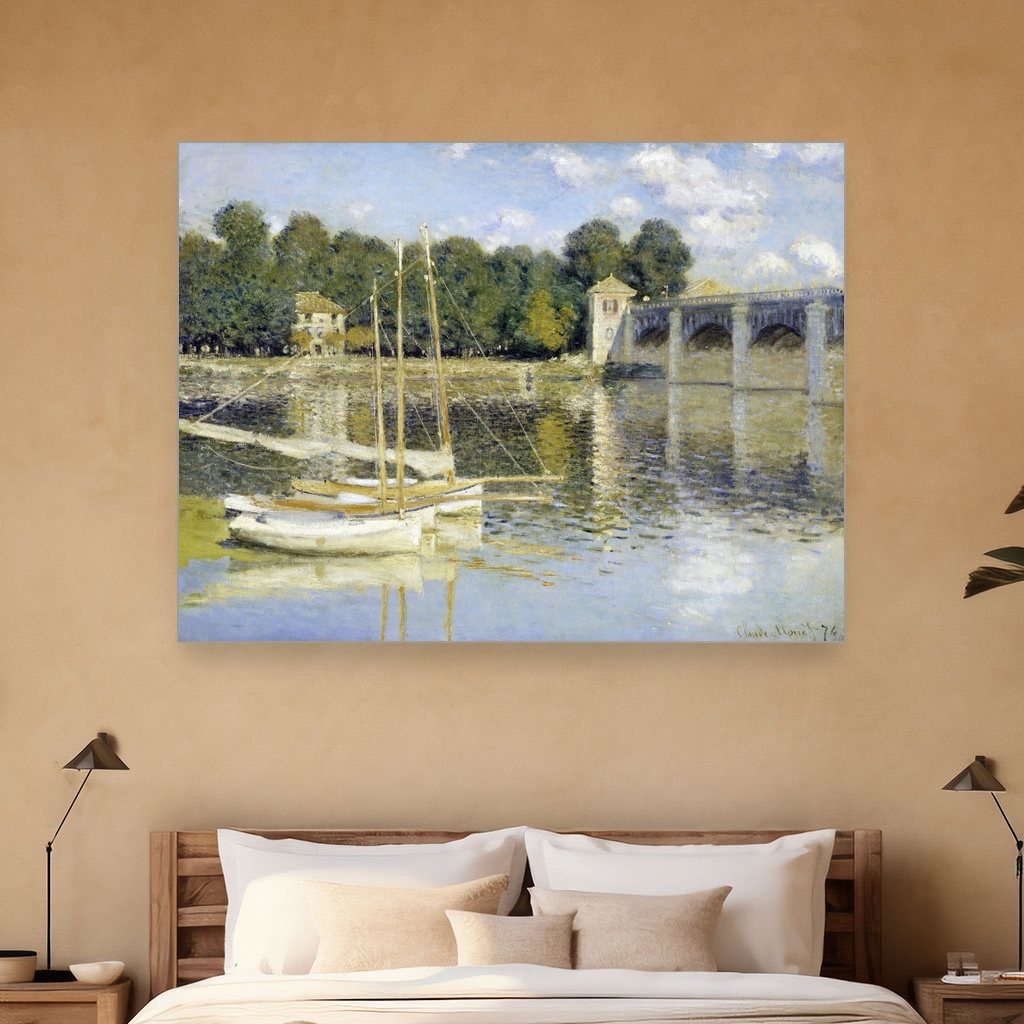 Most u Argenteju, Claude Monet, The Argenteuil Bridge, slika na platnu 5 Most u Argenteju, Claude Monet, The Argenteuil Bridge, slika na platnu - Slika 5