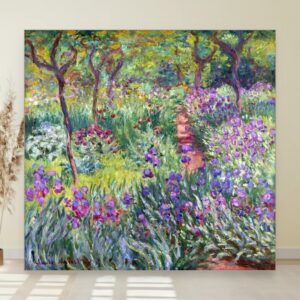 Umetnikov vrt u Živerni, Klod Mone, The Artists Garden in Giverny, slika na platnu