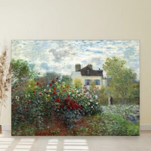 Bašta umetnika u Argenteju, Klod Mone, The Artists Garden in Argenteuil, slika na platnu