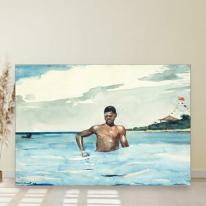 Kupalište, Winslow Homer, The Bather, slika na platnu