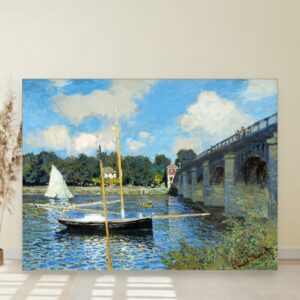 Most u Aržanteju, Klod Mone, The Bridge at Argenteuil, slika na platnu