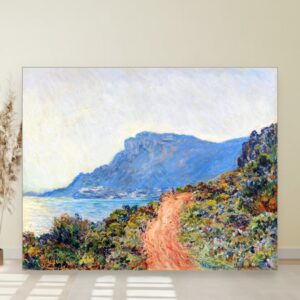 Korzo kod Monaka, Claude Monet, The Corniche near Monaco, slika na platnu