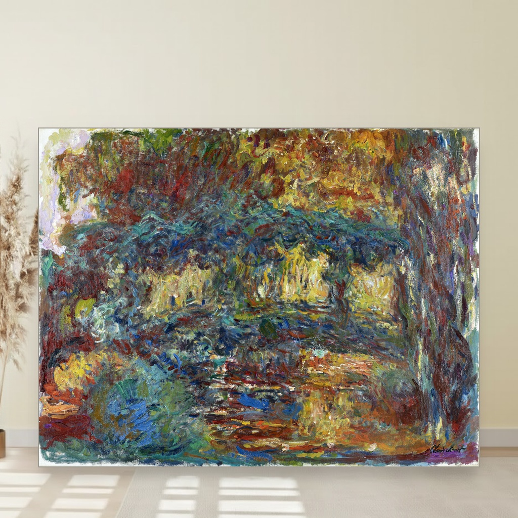 Japanski most, Claude Monet, The Japanese Footbridge, slika na platnu 1 Japanski most, Claude Monet, The Japanese Footbridge, slika na platnu