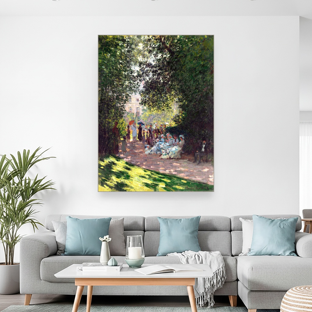 Park Monceau, Camille Pissarro, The Parc Monceau, slika na platnu 2 Park Monceau, Camille Pissarro, The Parc Monceau, slika na platnu - Slika 2