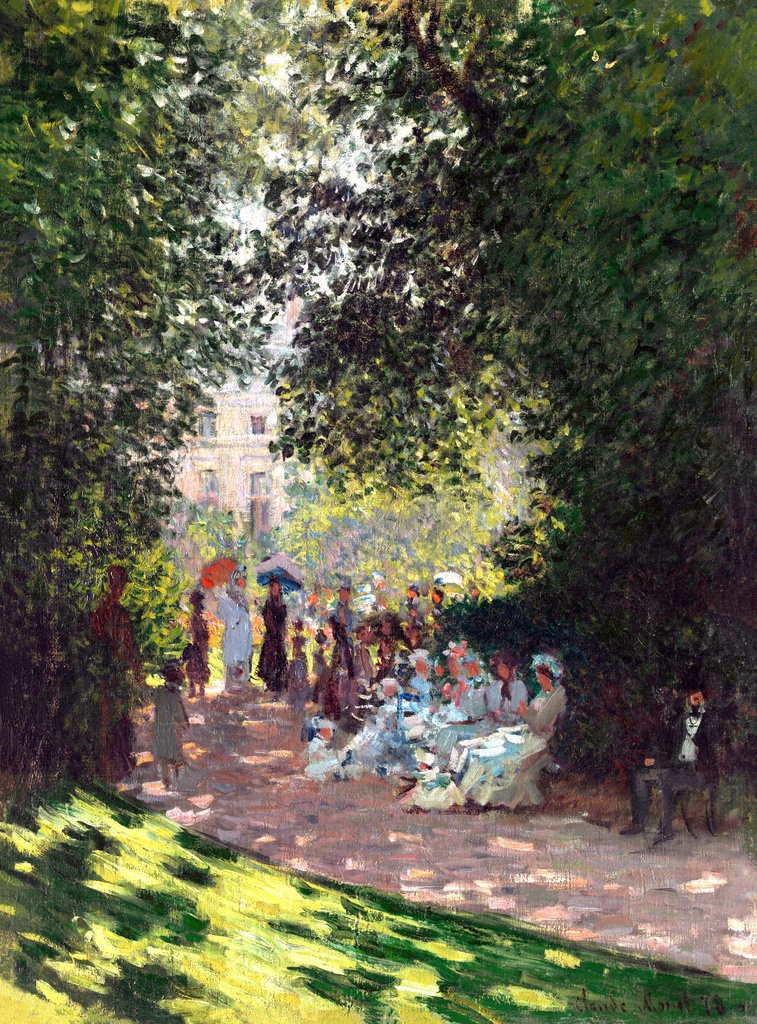 Park Monceau, Camille Pissarro, The Parc Monceau, slika na platnu 8 Park Monceau, Camille Pissarro, The Parc Monceau, slika na platnu - Slika 8