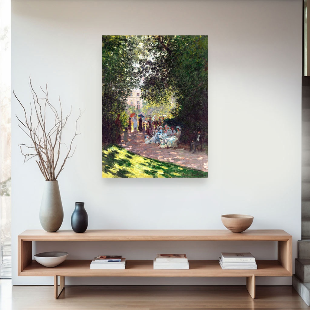 Park Monceau, Camille Pissarro, The Parc Monceau, slika na platnu 4 Park Monceau, Camille Pissarro, The Parc Monceau, slika na platnu - Slika 4