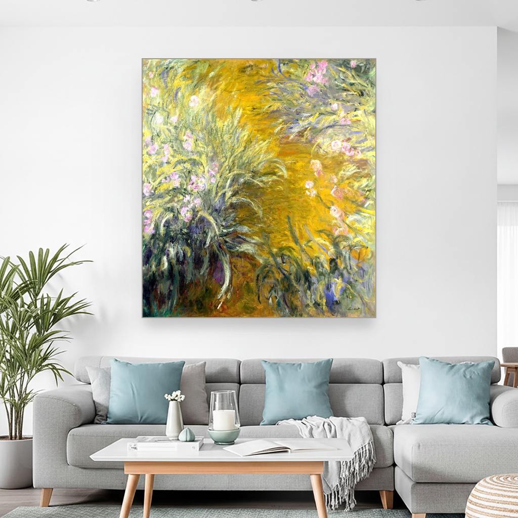 Put kroz irise, Vincent van Gogh, The Path through the Irises, slika na platnu 2 Put kroz irise, Vincent van Gogh, The Path through the Irises, slika na platnu - Slika 2