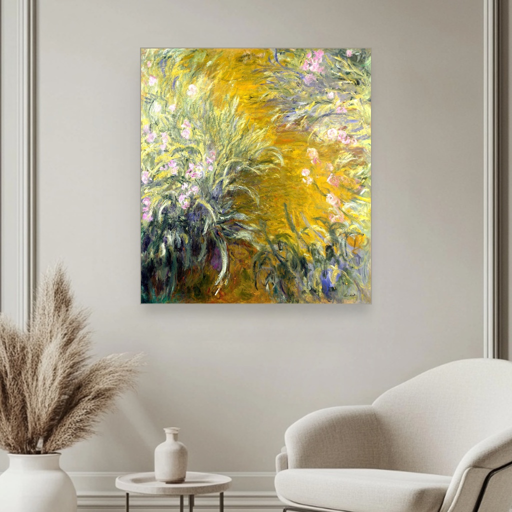 Put kroz irise, Vincent van Gogh, The Path through the Irises, slika na platnu 3 Put kroz irise, Vincent van Gogh, The Path through the Irises, slika na platnu - Slika 3