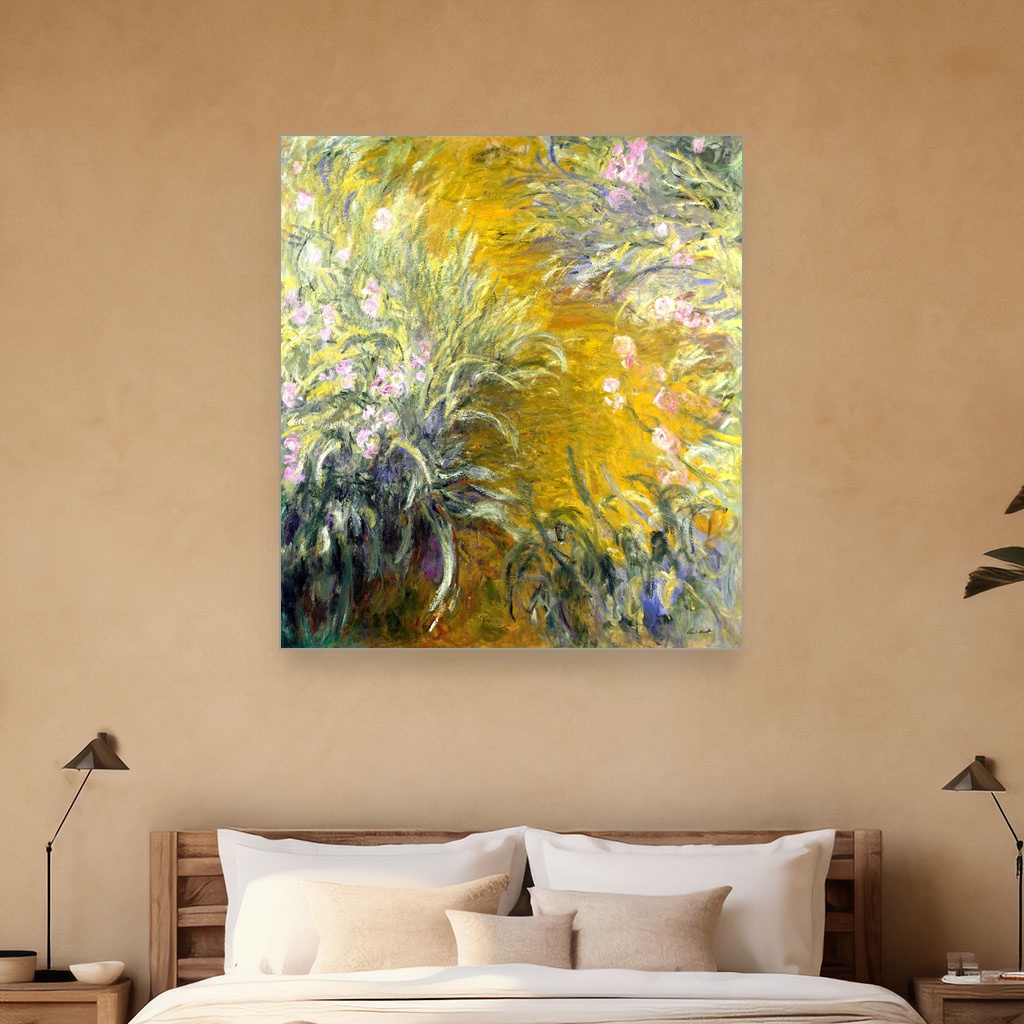 Put kroz irise, Vincent van Gogh, The Path through the Irises, slika na platnu 5 Put kroz irise, Vincent van Gogh, The Path through the Irises, slika na platnu - Slika 5