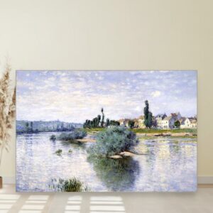 Seina u Lavakuru, Alfred Sisley, The Seine at Lavacourt, slika na platnu