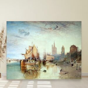 Keln dolazak paketa uveče, J. M. W. Turner, Cologne the Arrival of a Packet-Boat Evening, slika na platnu
