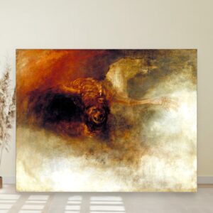 Smrt na bledom konju, J M W Turner, Death on a pale horse, slika na platnu