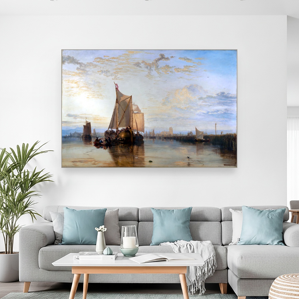 Dordrecht brod sa reke iz Roterdama, J M W Turner, Dort packet-boat from Rotterdam becalmed, slika na platnu 2 Dordrecht brod sa reke iz Roterdama, J M W Turner, Dort packet-boat from Rotterdam becalmed, slika na platnu - Slika 2