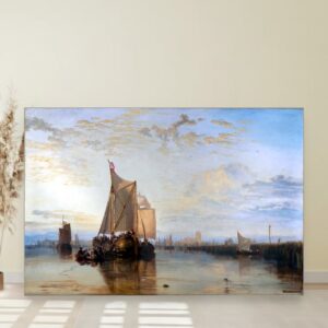 Dordrecht brod sa reke iz Roterdama, J M W Turner, Dort packet-boat from Rotterdam becalmed, slika na platnu