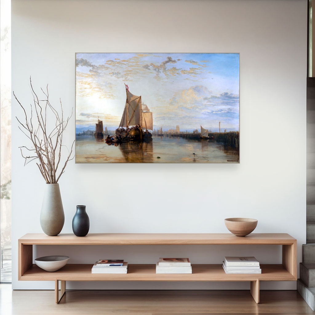 Dordrecht brod sa reke iz Roterdama, J M W Turner, Dort packet-boat from Rotterdam becalmed, slika na platnu 4 Dordrecht brod sa reke iz Roterdama, J M W Turner, Dort packet-boat from Rotterdam becalmed, slika na platnu - Slika 4