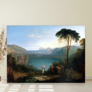 Jezero Avernus Aeneas i Kumejska Sibila, Joseph Mallord William Turner, Lake Avernus Aeneas and the Cumaean Sibyl, slika na platnu