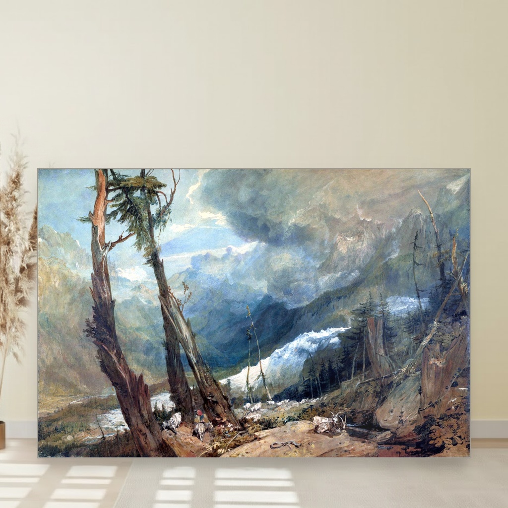 More leda u dolini Šamonija slika na platnu Nova Art Studio