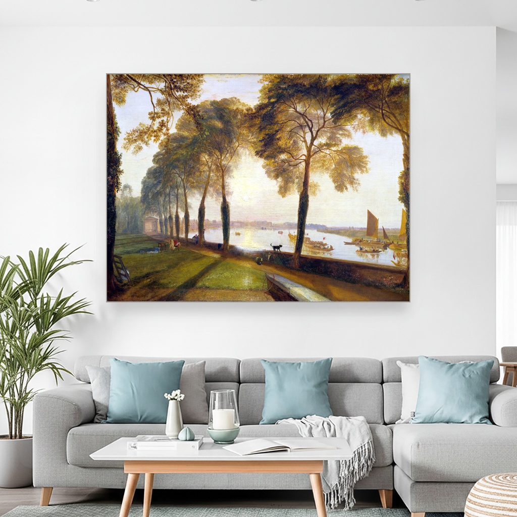 Terasa u Mortlejku, Joseph Mallord William Turner, Mortlake Terrace, slika na platnu 2 Terasa u Mortlejku, Joseph Mallord William Turner, Mortlake Terrace, slika na platnu - Slika 2