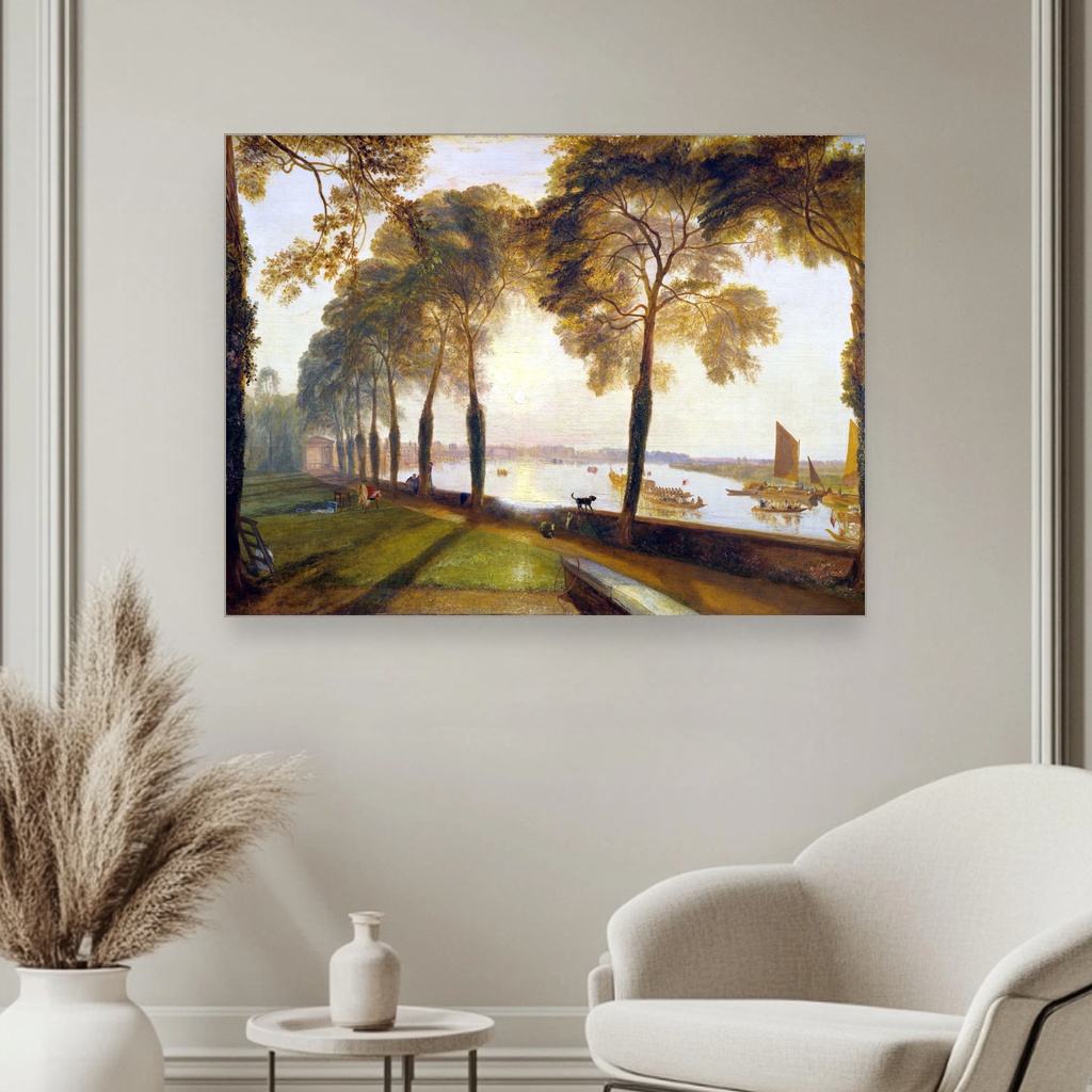 Terasa u Mortlejku, Joseph Mallord William Turner, Mortlake Terrace, slika na platnu 3 Terasa u Mortlejku, Joseph Mallord William Turner, Mortlake Terrace, slika na platnu - Slika 3