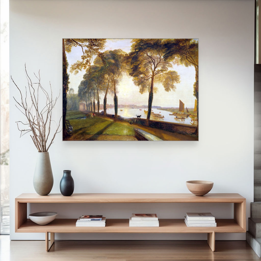 Terasa u Mortlejku, Joseph Mallord William Turner, Mortlake Terrace, slika na platnu 4 Terasa u Mortlejku, Joseph Mallord William Turner, Mortlake Terrace, slika na platnu - Slika 4