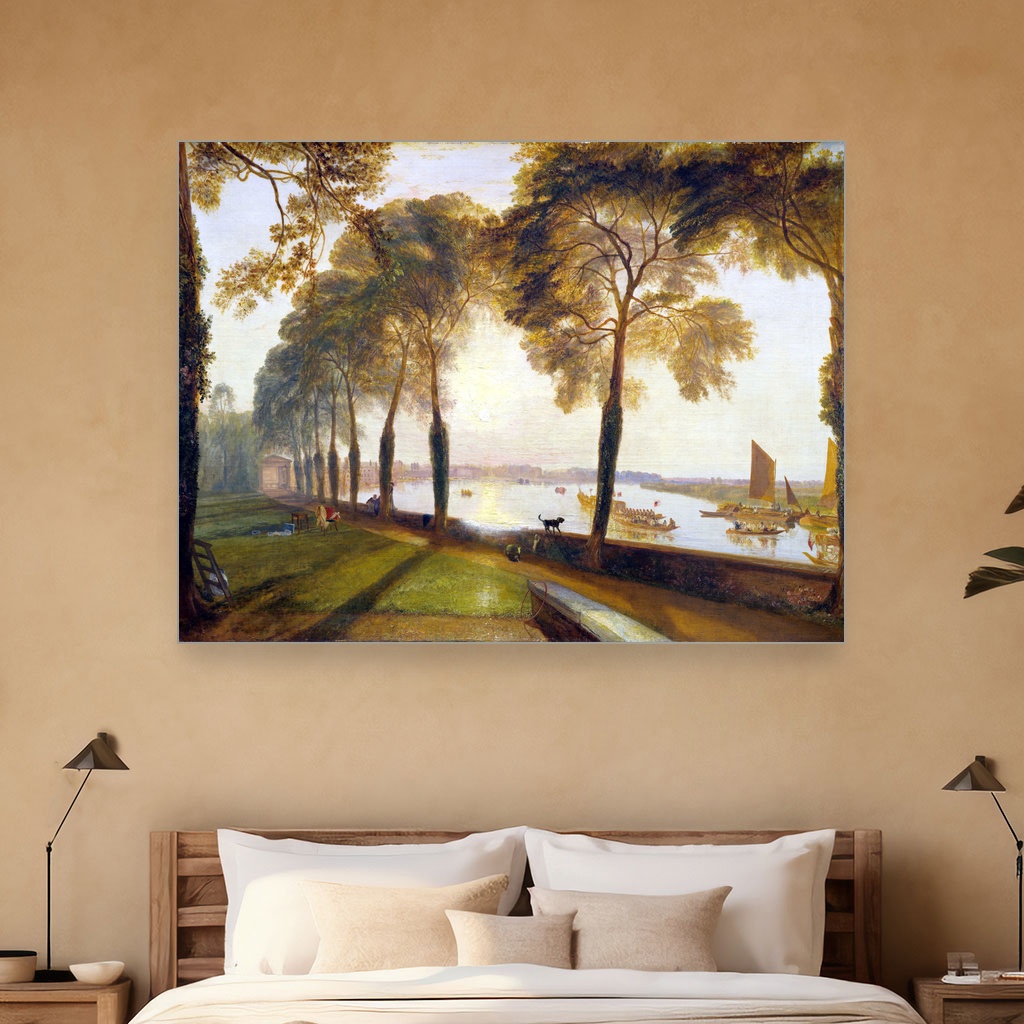 Terasa u Mortlejku, Joseph Mallord William Turner, Mortlake Terrace, slika na platnu 5 Terasa u Mortlejku, Joseph Mallord William Turner, Mortlake Terrace, slika na platnu - Slika 5