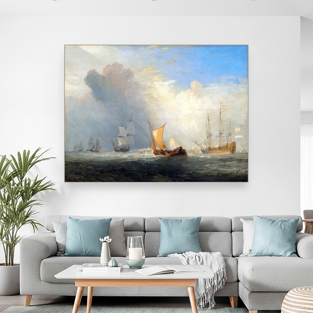 Roterdamski feribot, J M W Turner, Rotterdam Ferry-Boat, slika na platnu 2 Roterdamski feribot, J M W Turner, Rotterdam Ferry-Boat, slika na platnu - Slika 2