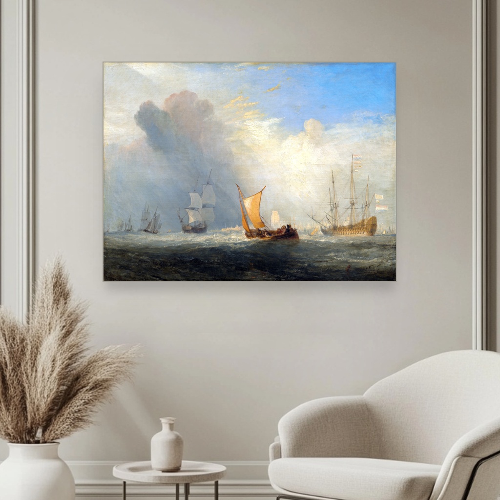 Roterdamski feribot, J M W Turner, Rotterdam Ferry-Boat, slika na platnu 3 Roterdamski feribot, J M W Turner, Rotterdam Ferry-Boat, slika na platnu - Slika 3