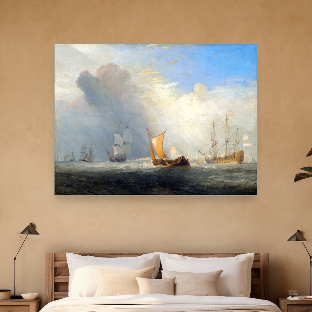 Roterdamski feribot, J M W Turner, Rotterdam Ferry-Boat, slika na platnu 5 Roterdamski feribot, J M W Turner, Rotterdam Ferry-Boat, slika na platnu - Slika 5