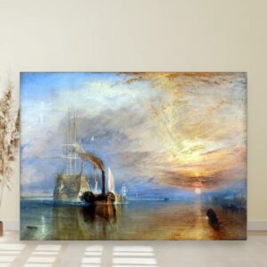 Borba Temereja na poslednjem vezu, J. M. W. Turner, The Fighting Temeraire tugged to her last berth to be broken up, slika na platnu