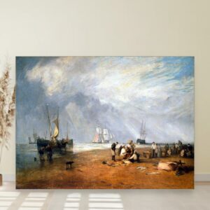 Ribarnica na plaži Hastings, J. M. W. Turner, The Fish Market at Hastings Beach, slika na platnu