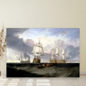 Pobeda se vraća s Trafalgara, Joseph Mallord William Turner, The Victory Returning from Trafalgar, slika na platnu