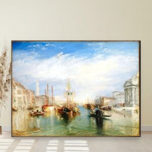 Venecija s terase Madone della Salute, J M W Turner, Venice from the Porch of Madonna della Salute, slika na platnu