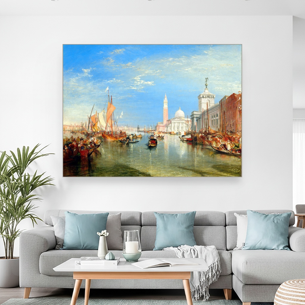 Venecija Dogana i San Đorđo Magđore, J. M. W. Turner, Venice The Dogana and San Giorgio Maggiore, slika na platnu 2 Venecija Dogana i San Đorđo Magđore, J. M. W. Turner, Venice The Dogana and San Giorgio Maggiore, slika na platnu - Slika 2