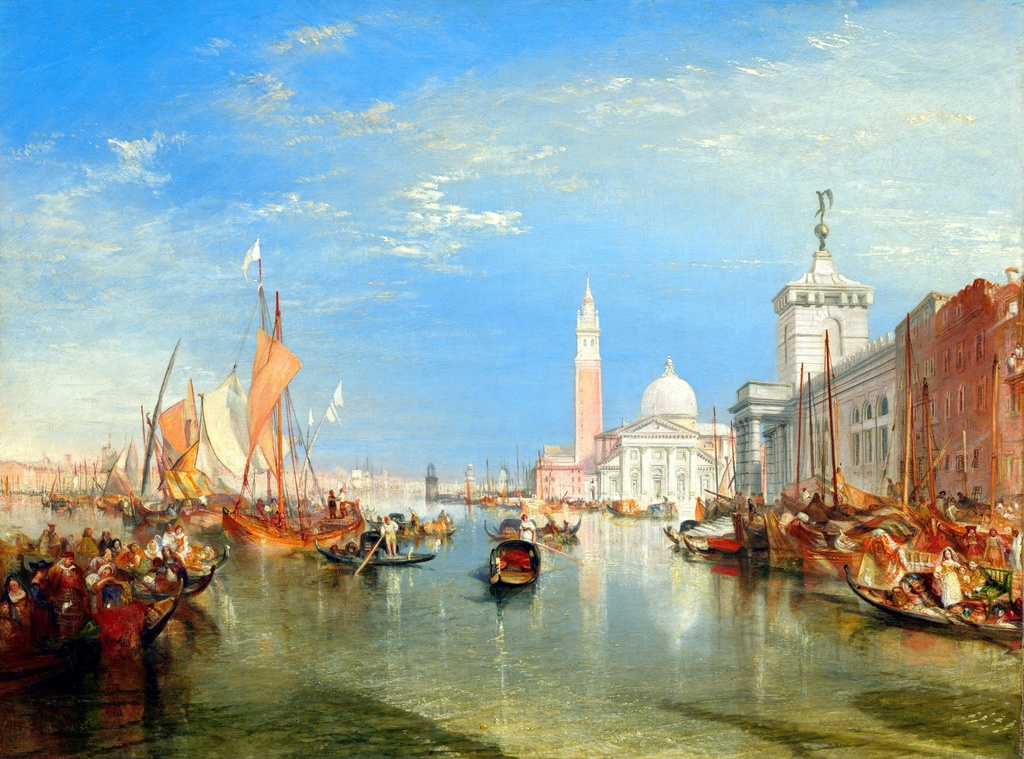 Venecija Dogana i San Đorđo Magđore, J. M. W. Turner, Venice The Dogana and San Giorgio Maggiore, slika na platnu 8 Venecija Dogana i San Đorđo Magđore, J. M. W. Turner, Venice The Dogana and San Giorgio Maggiore, slika na platnu - Slika 8