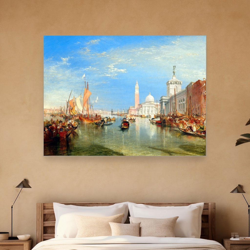 Venecija Dogana i San Đorđo Magđore, J. M. W. Turner, Venice The Dogana and San Giorgio Maggiore, slika na platnu 5 Venecija Dogana i San Đorđo Magđore, J. M. W. Turner, Venice The Dogana and San Giorgio Maggiore, slika na platnu - Slika 5