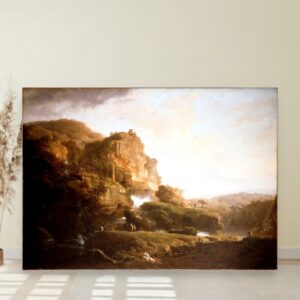 Italijanski pejzaž, Claude-Joseph Vernet, Italian Landscape, slika na platnu