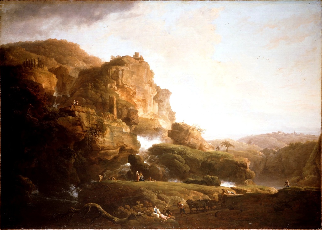 Italijanski pejzaž, Claude-Joseph Vernet, Italian Landscape, slika na platnu 8 Italijanski pejzaž, Claude-Joseph Vernet, Italian Landscape, slika na platnu - Slika 8