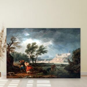 Četiri doba dana podne, Claude-Joseph Vernet, The four times of day Midday, slika na platnu