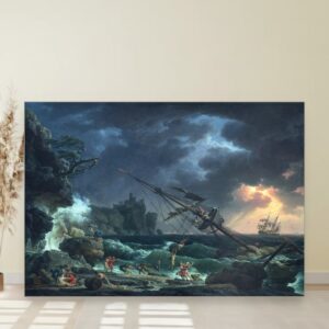 Brodolom, Claude-Joseph Vernet, The Shipwreck, slika na platnu