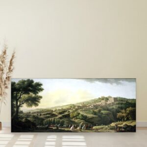 Vila u Kapraroli, Claude-Joseph Vernet, Villa at Caprarola, slika na platnu