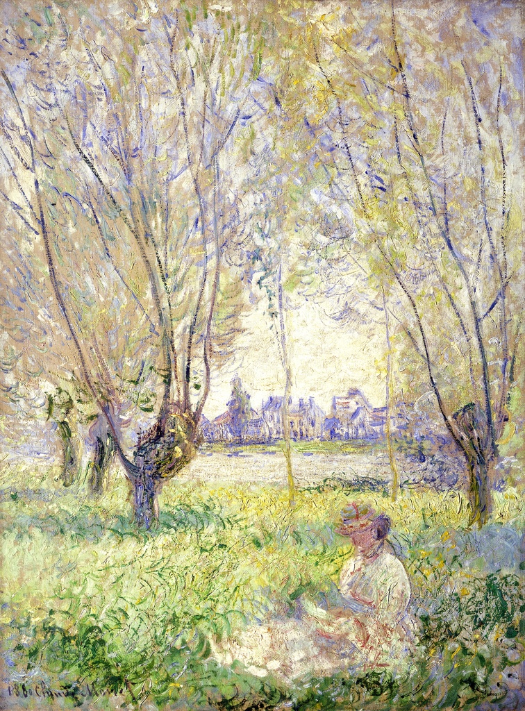 Žena sedeća pod vrbama, Mary Cassatt, Woman Seated under the Willows, slika na platnu 8 Žena sedeća pod vrbama, Mary Cassatt, Woman Seated under the Willows, slika na platnu - Slika 8