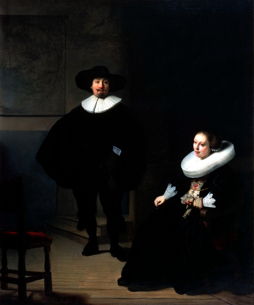 Dama i gospodin u crnom, Rembrandt van Rijn, A Lady and Gentleman in Black, slika na platnu 8 Dama i gospodin u crnom, Rembrandt van Rijn, A Lady and Gentleman in Black, slika na platnu - Slika 8