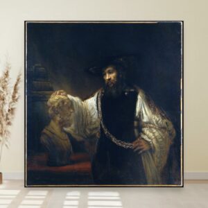 Aristotel sa bistom Homera, Rembrandt van Rijn, Aristotle with a Bust of Homer, slika na platnu